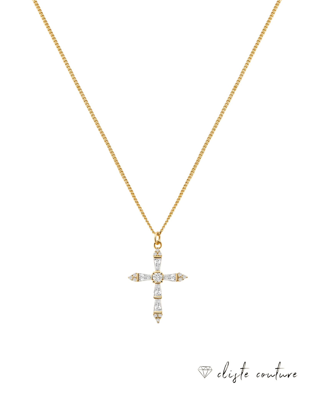 CC AMORE COLLECTION - AMORE CROSS NECKLACE