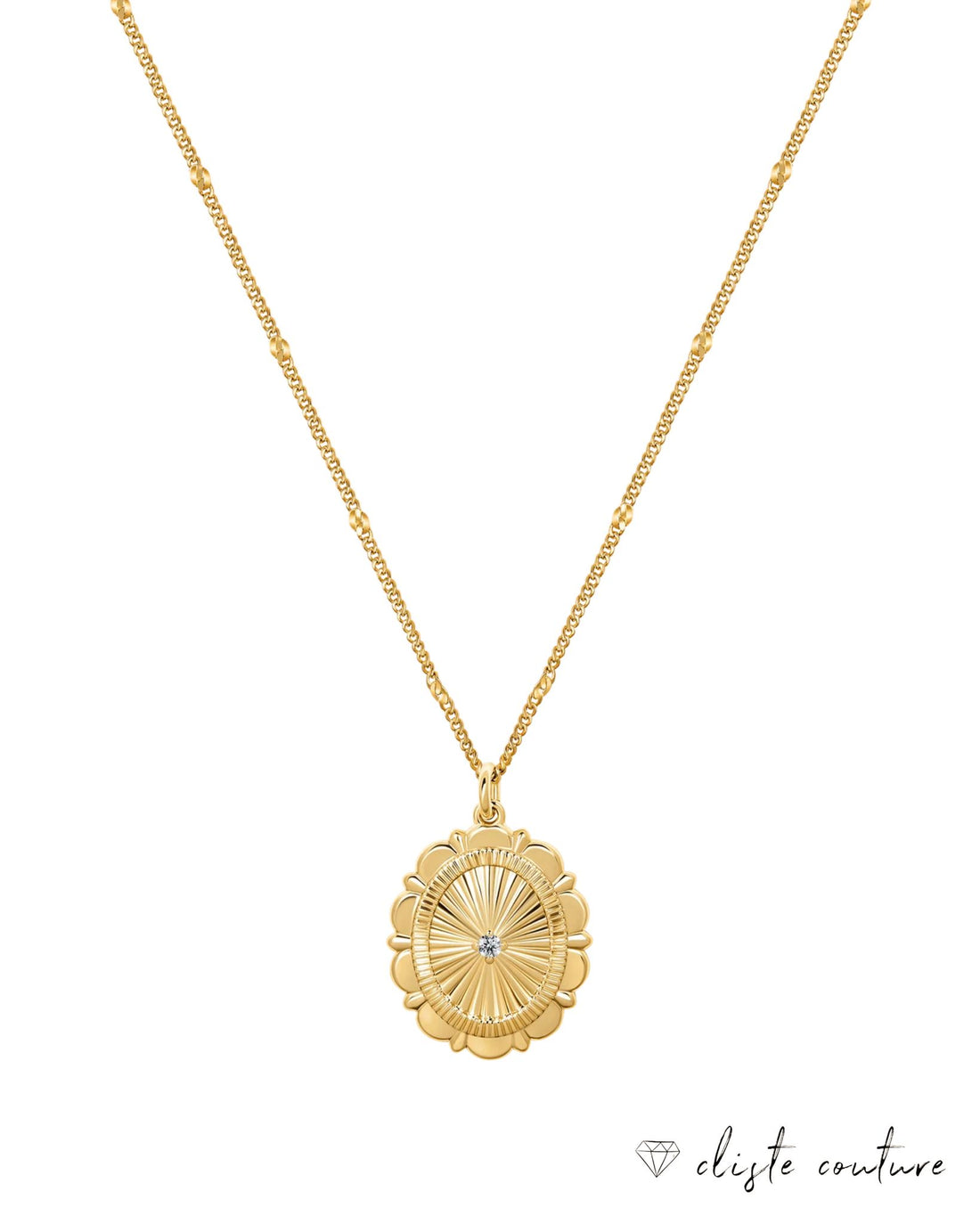 CC AMORE COLLECTION - PASSPORT PENDANT NECKLACE