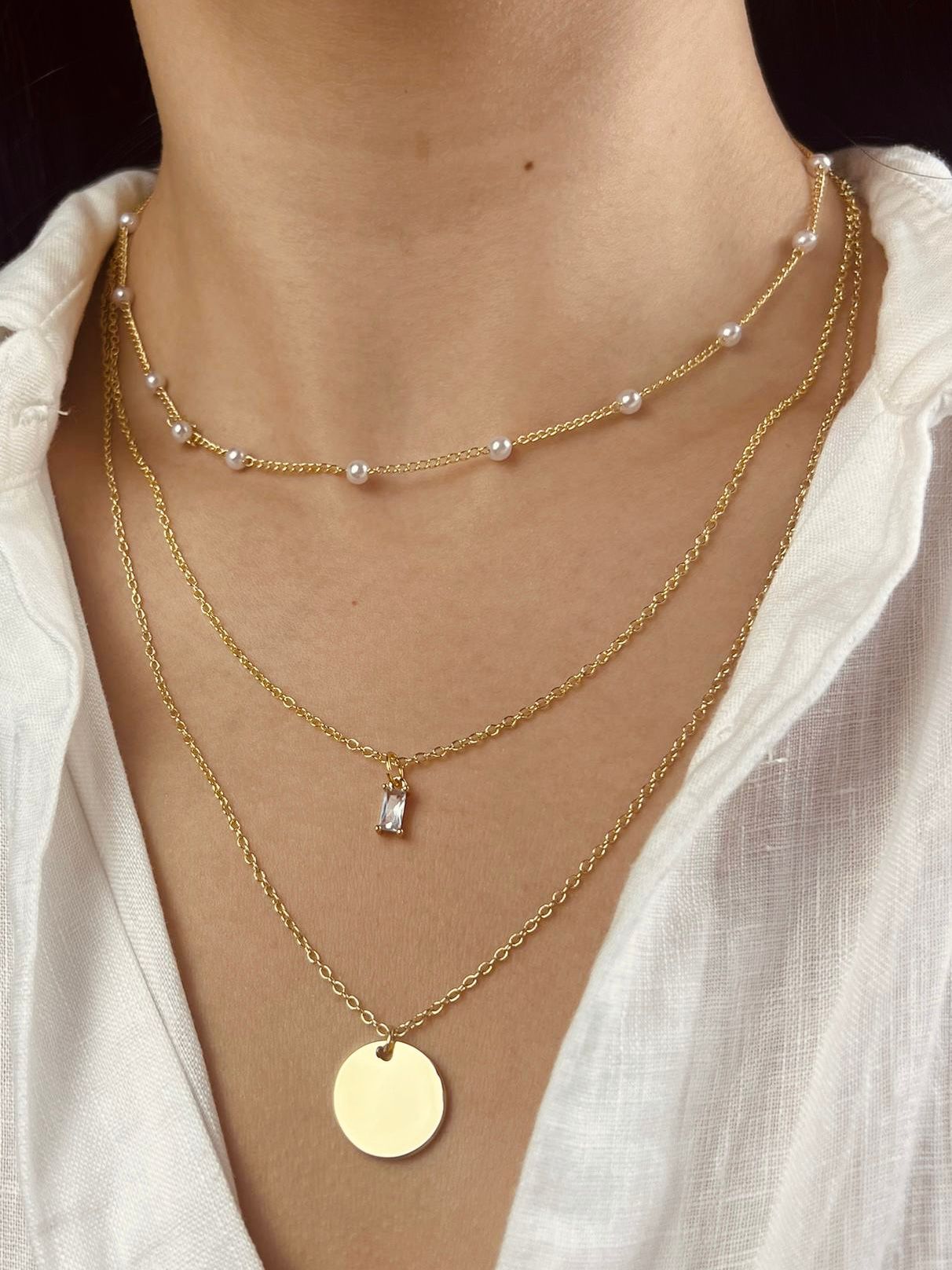 TRIPLE LAYER GOLD SET