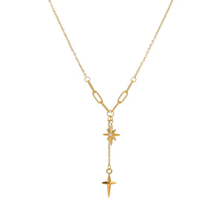 SUN AND STAR NECKLACE