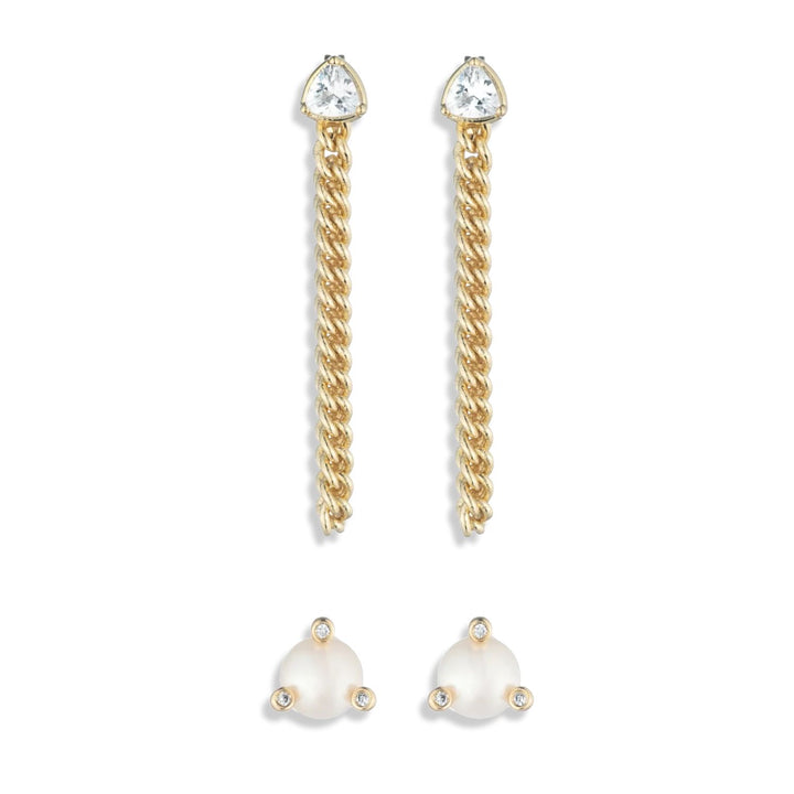 CC AMORE LEMON DROP EARRING SET OF 2