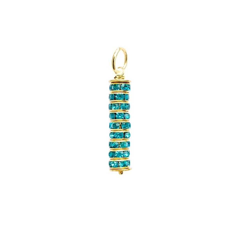 Stylish long gold earrings for her