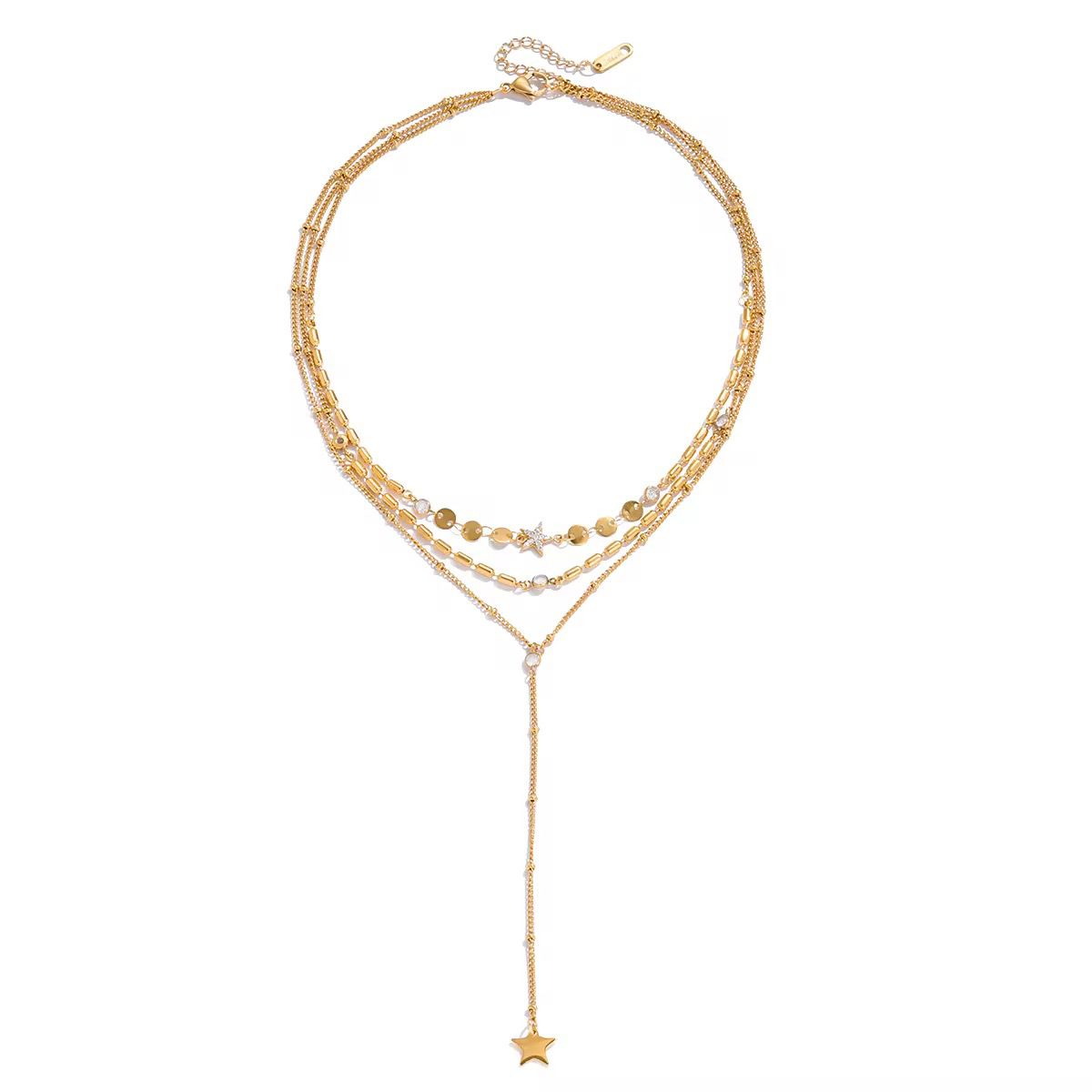 Fashionable layered necklace for her