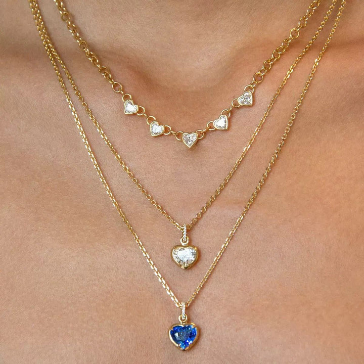 Elegant gold necklace for her