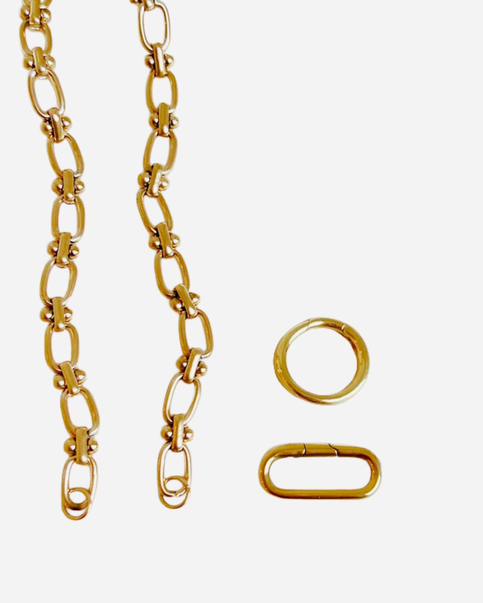 Gold link chain necklace with a clasp for her