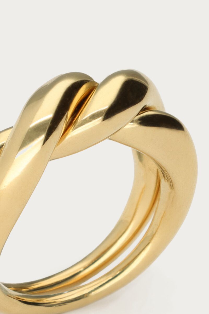 Adjustable designer gold ring for her