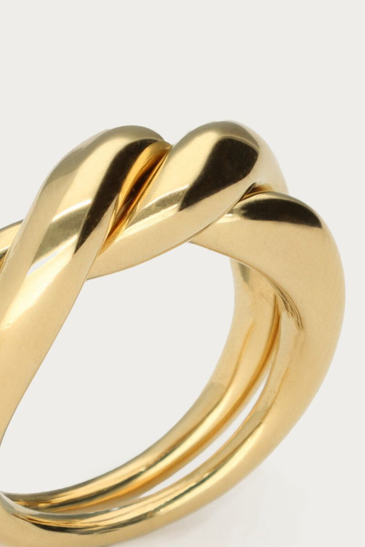 Adjustable designer gold ring for her