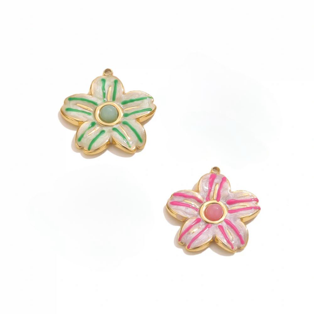 Designer flower charms for her