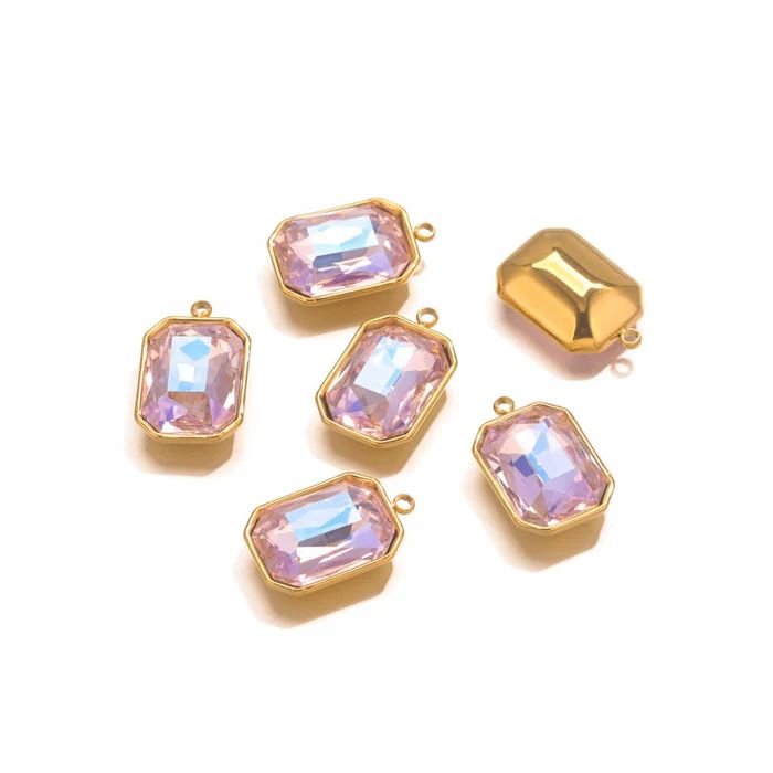 Purple stone charm for her