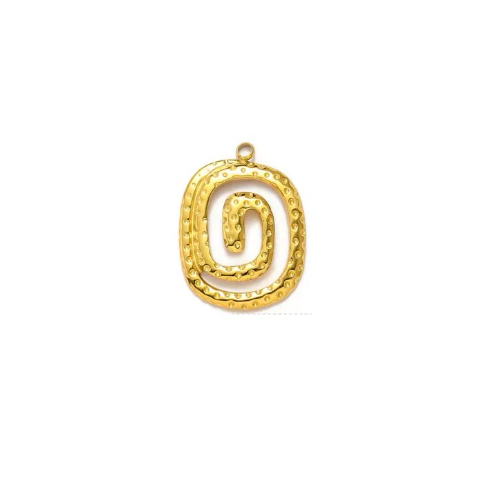 Minimalist gold charm for her