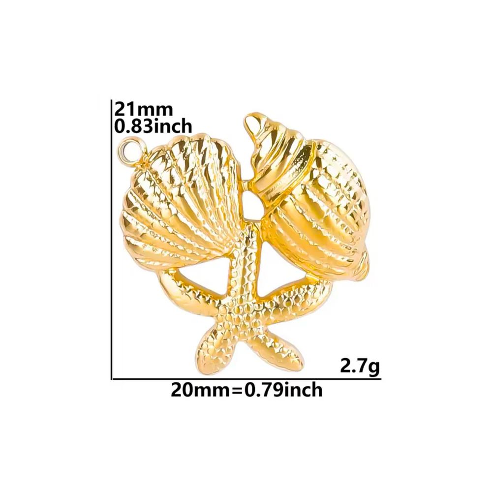 Luxury gold charm for her