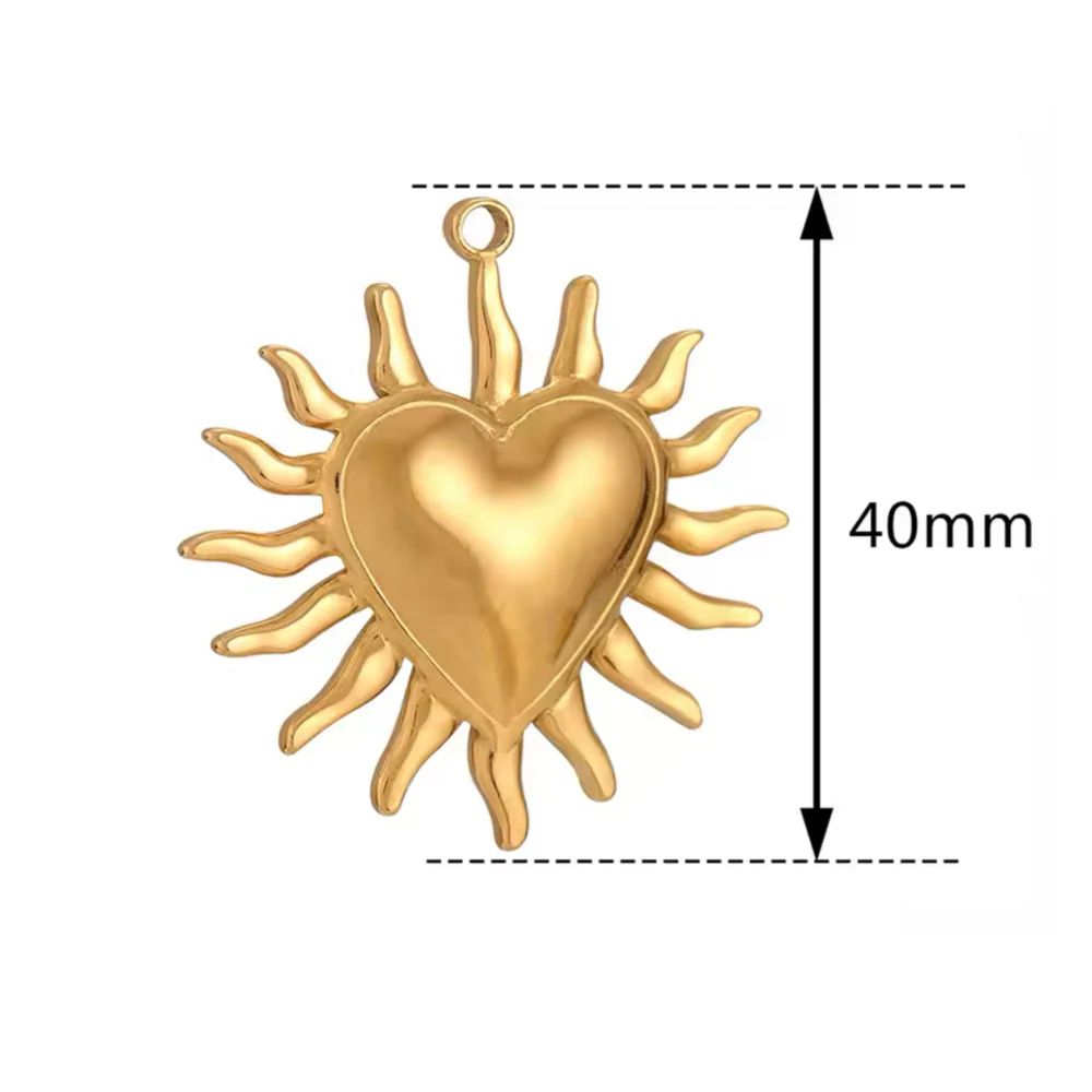 CC FIRE IN THE HEART CHARM