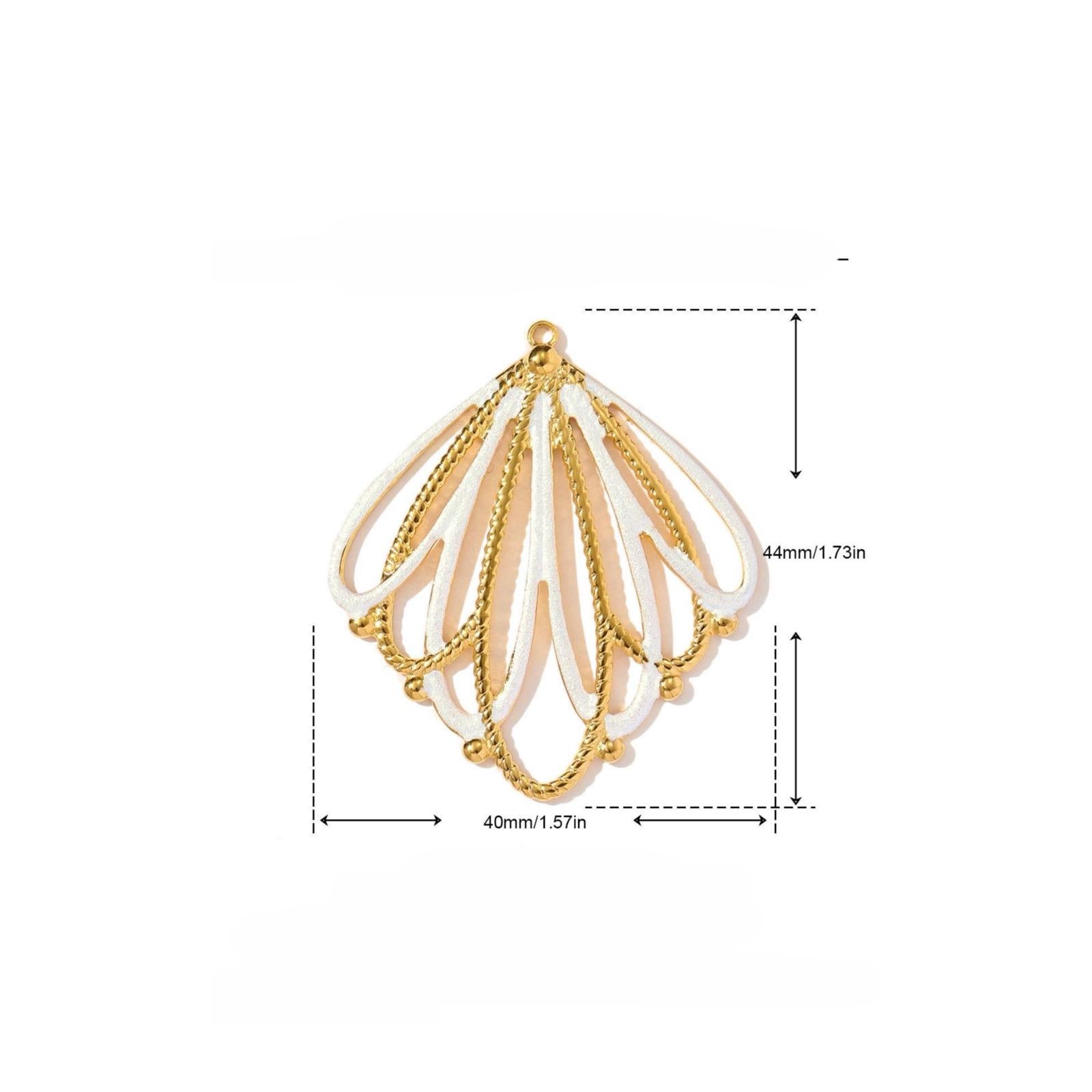 CC VINTAGE LEAF CHARM