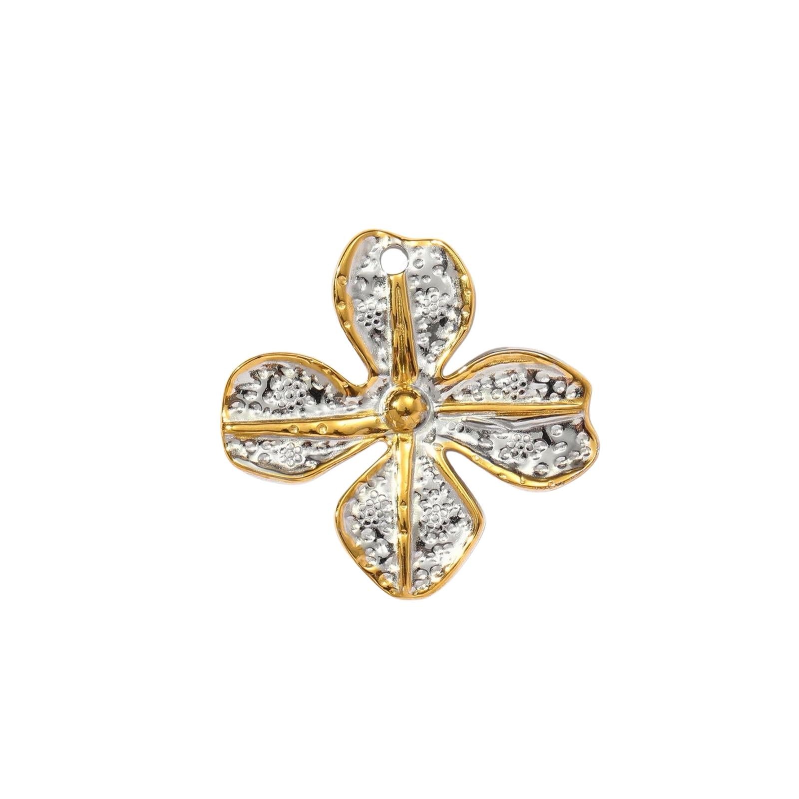 CC SILVER FLOWER CHARM