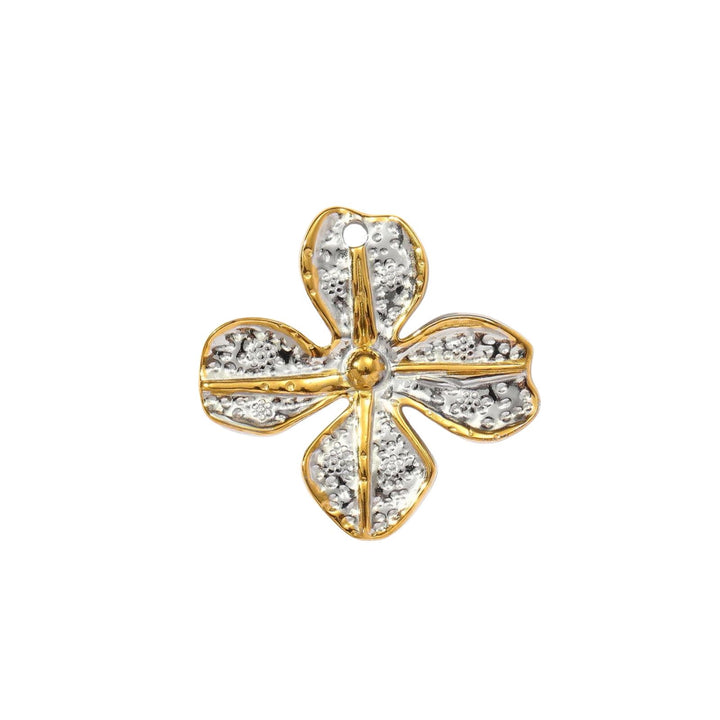 CC SILVER FLOWER CHARM