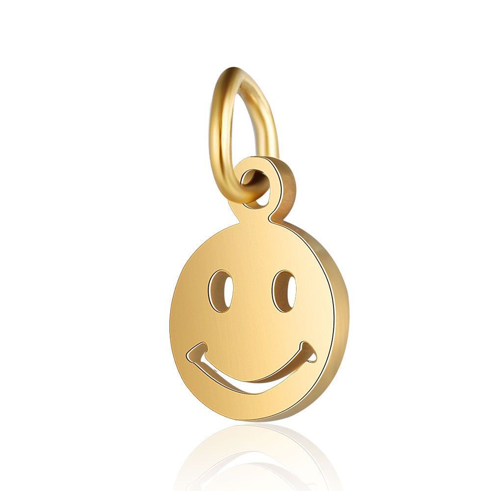 CC GOLD SMILEY CHARM