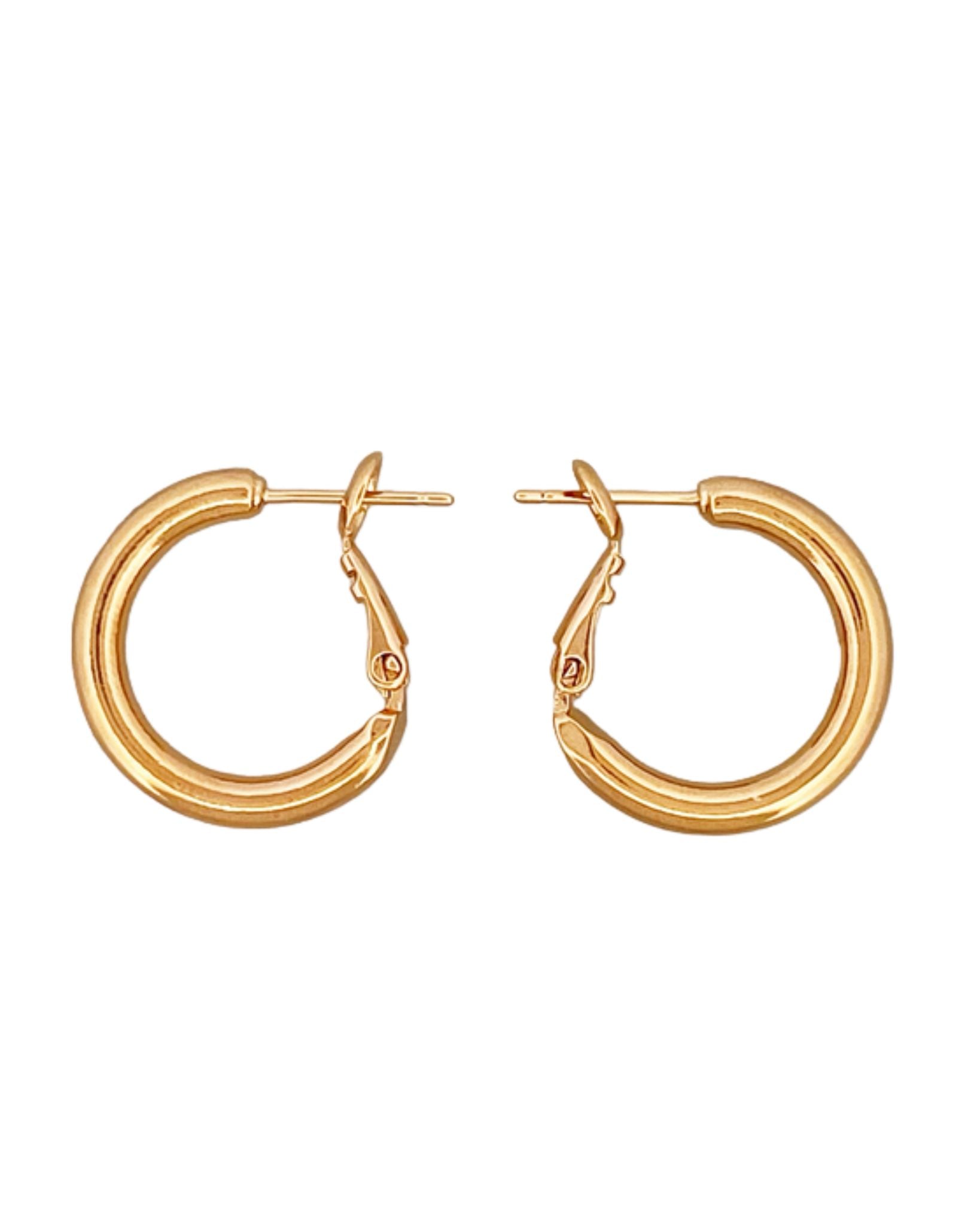 GOLD HOOPS 2 cm