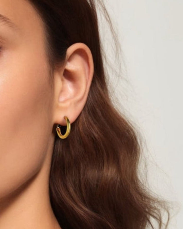 GOLD HOOPS 2 cm
