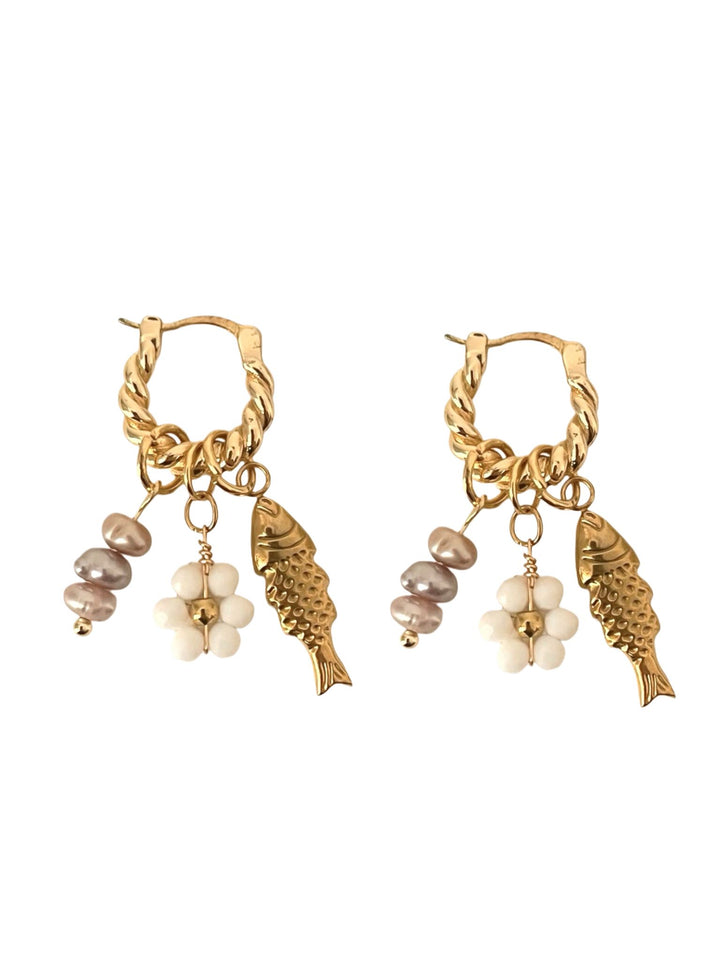 MERMAID GARDEN EARRING SET