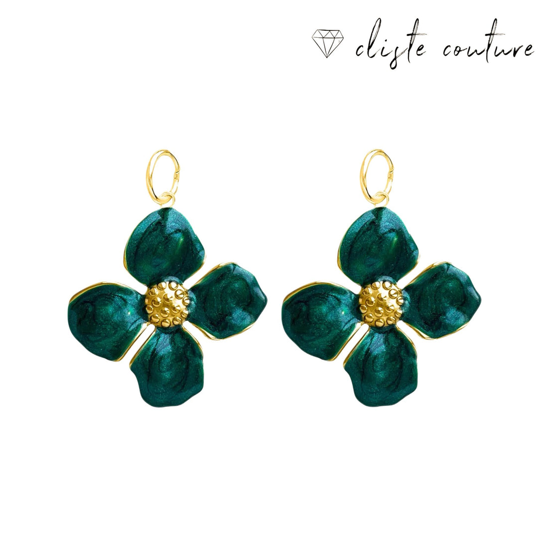 PERIDOT FLOWER EARRINGS