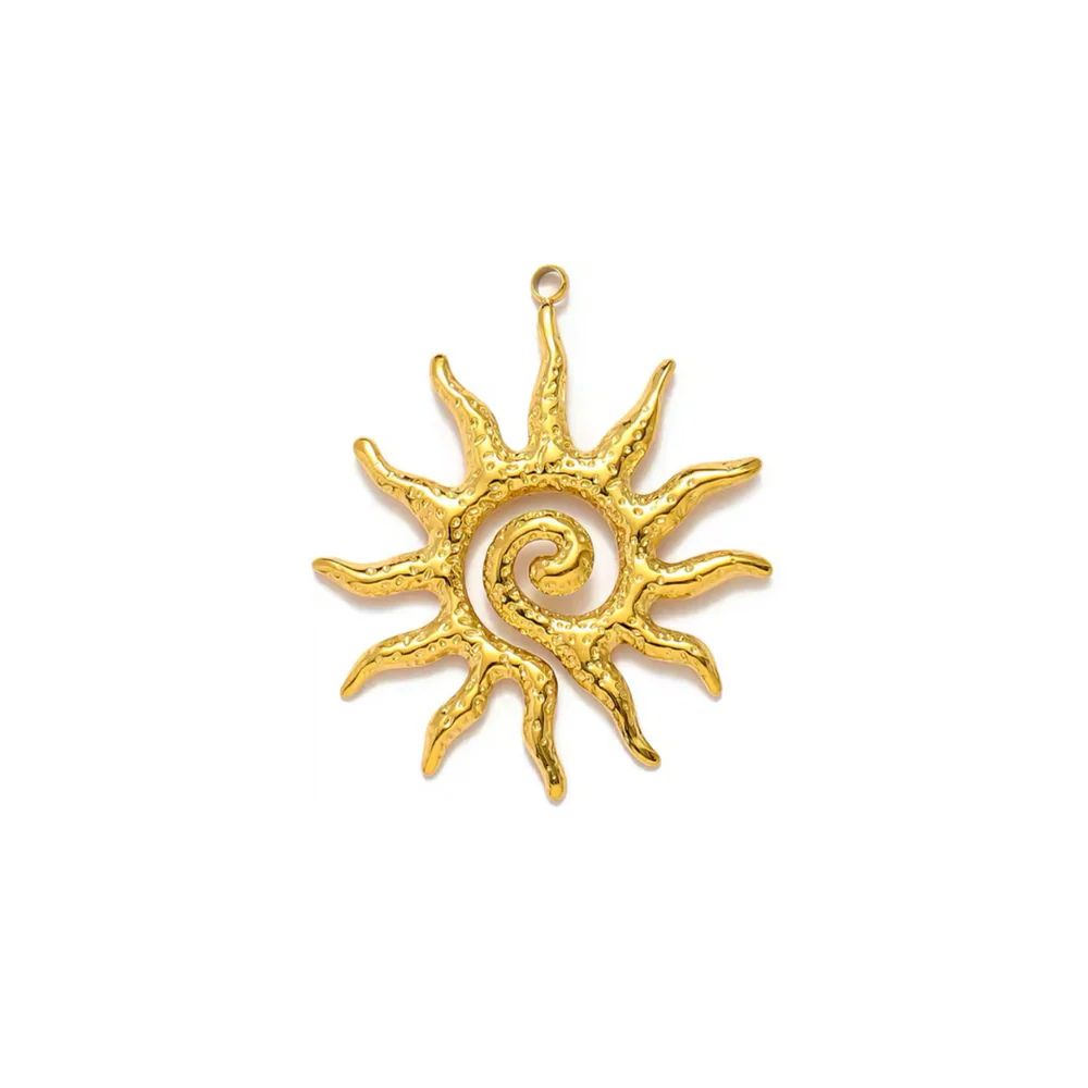 CC GOLD SUN CHARM