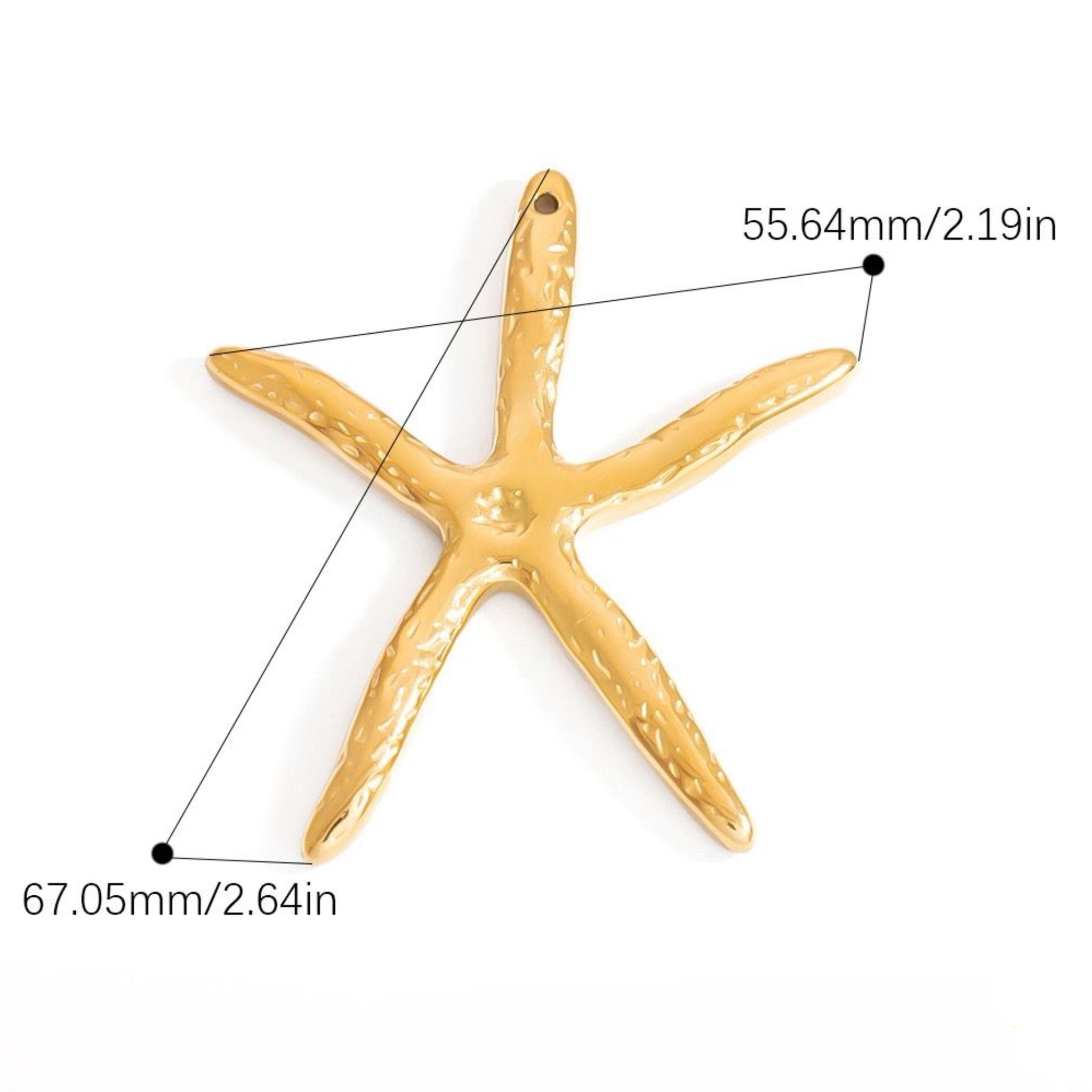 CC BIG GOLD STARFISH