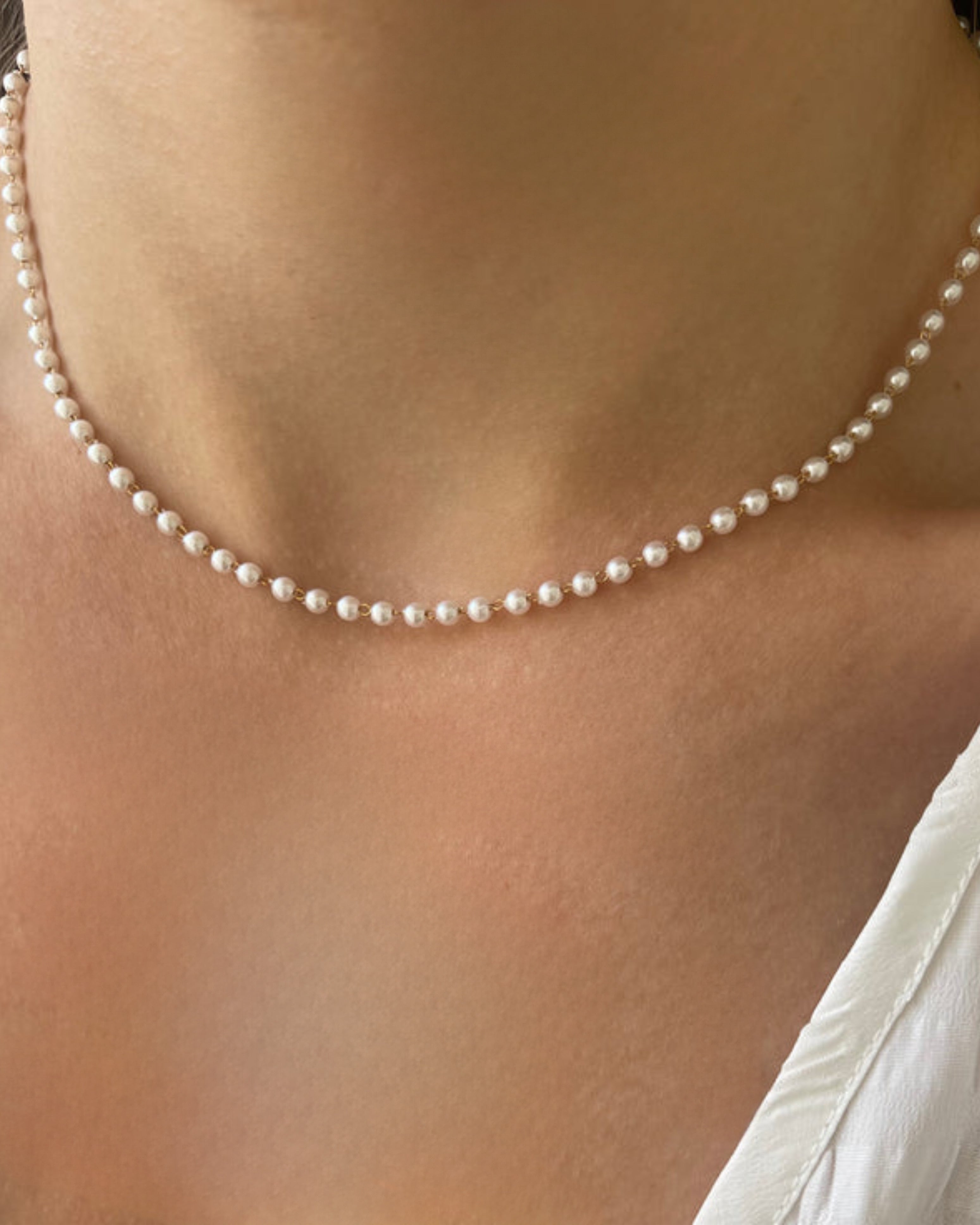 PEARL DOT NECKLACE
