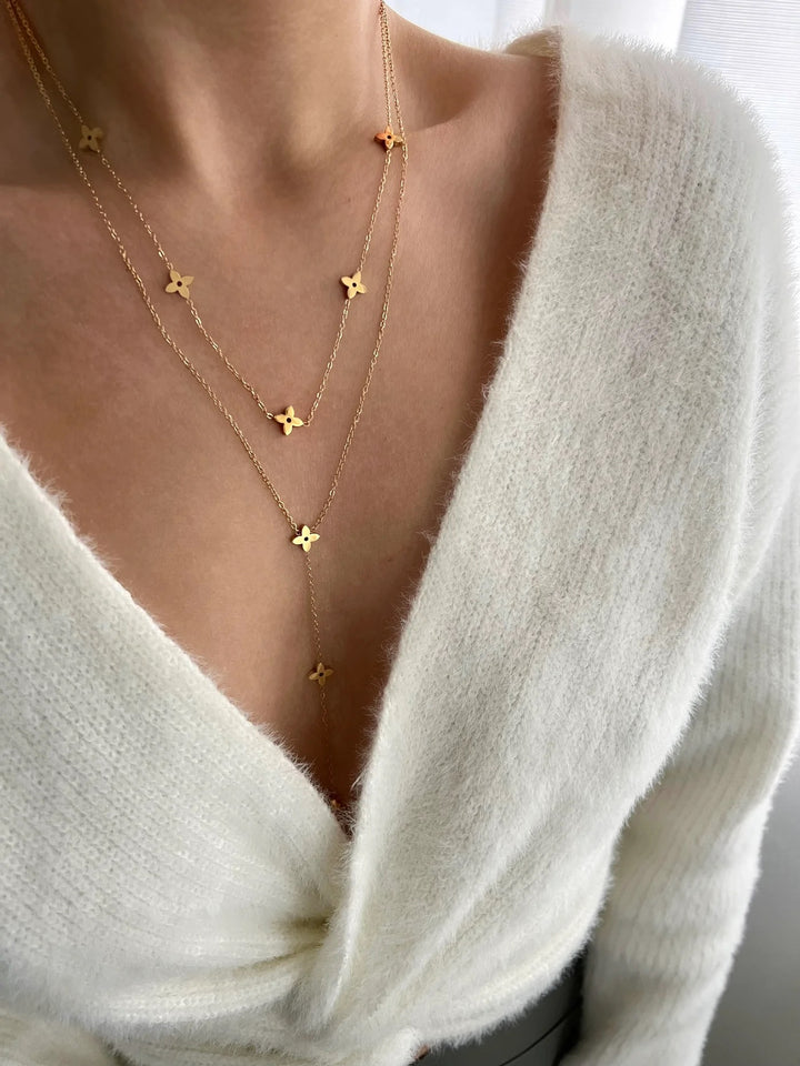 SAFA DOUBLE CHAIN NECKLACE
