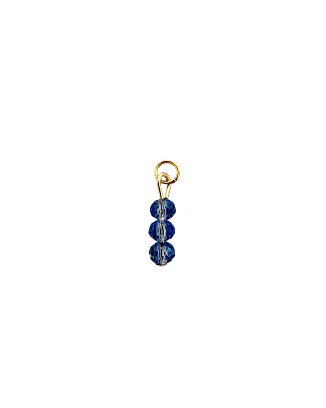 DYO TINY BLUE BEADS CHARM